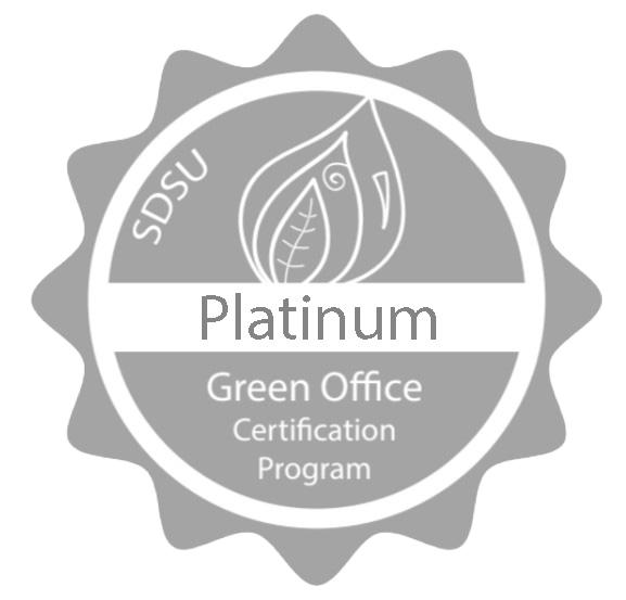 SDSU Green Office Platinum Certification